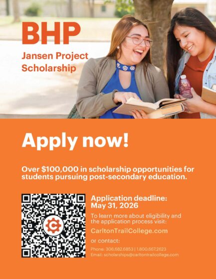 The 2026 BHP Jansen Project Scholarship Program is NOW OPEN!