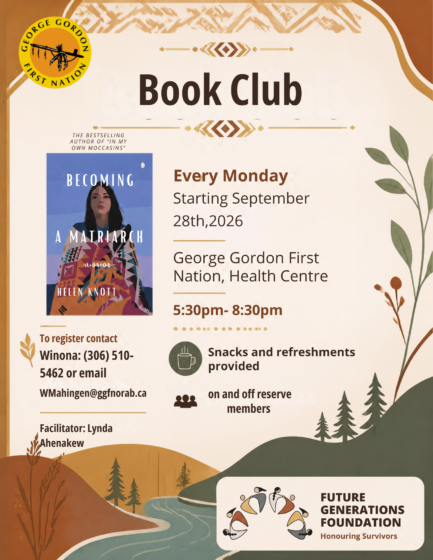 George Gordan Book Club – Starting September 28